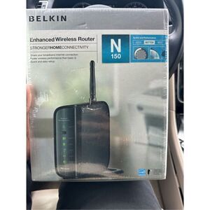 NEW SEALED Belkin Enhanced Wireless Router #N150